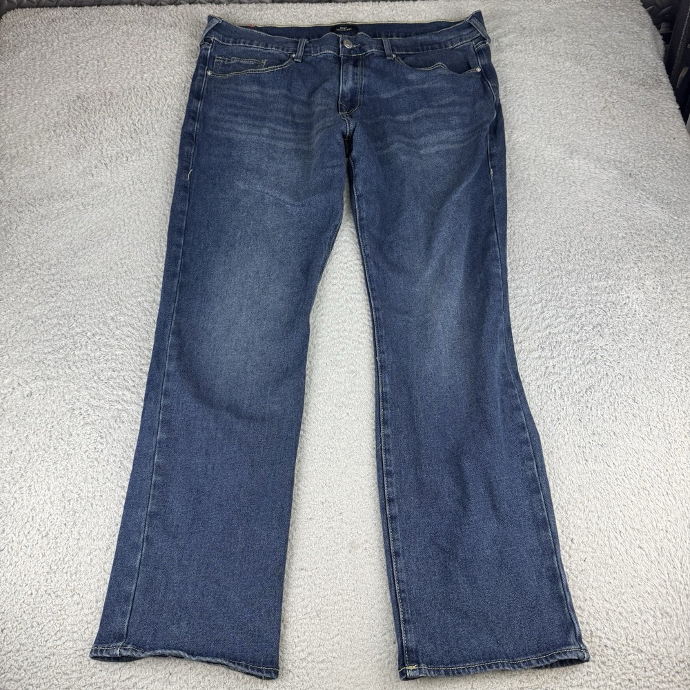True Religion Jeans Ricky Size 38x32 Relaxed Straight Blue